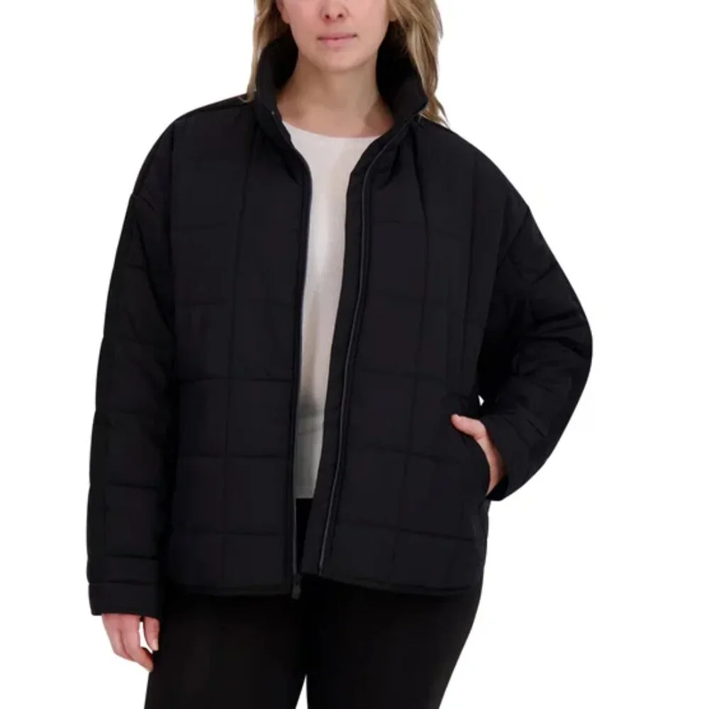 Roxy Women's Quilted Jacket, Brown - Picture 7 of 11